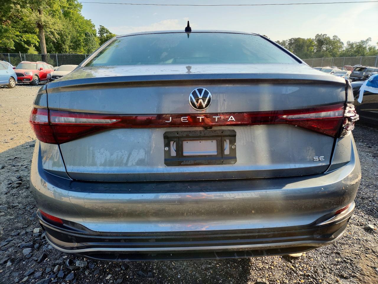 2025 Volkswagen Jetta Se Gray vin: 3VW7X7BU4SM086817