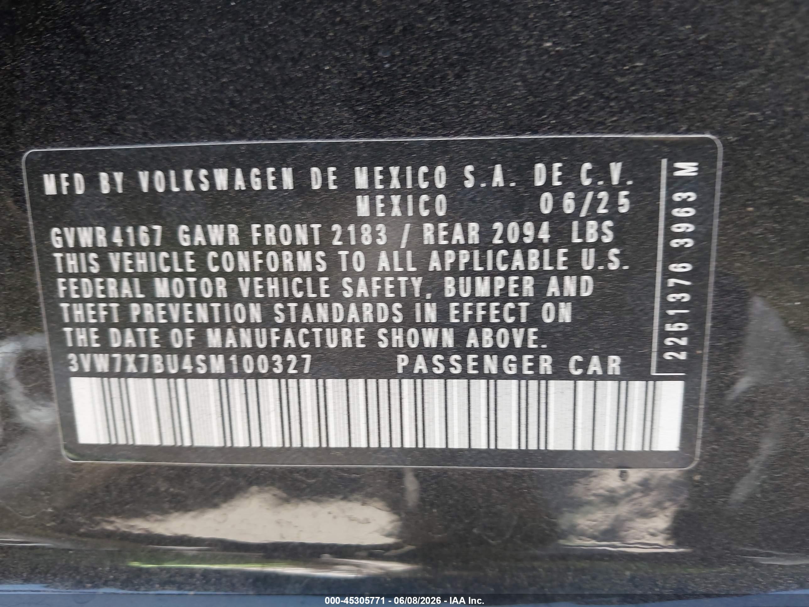2025 Volkswagen Jetta 1.5t Se Black vin: 3VW7X7BU4SM100327