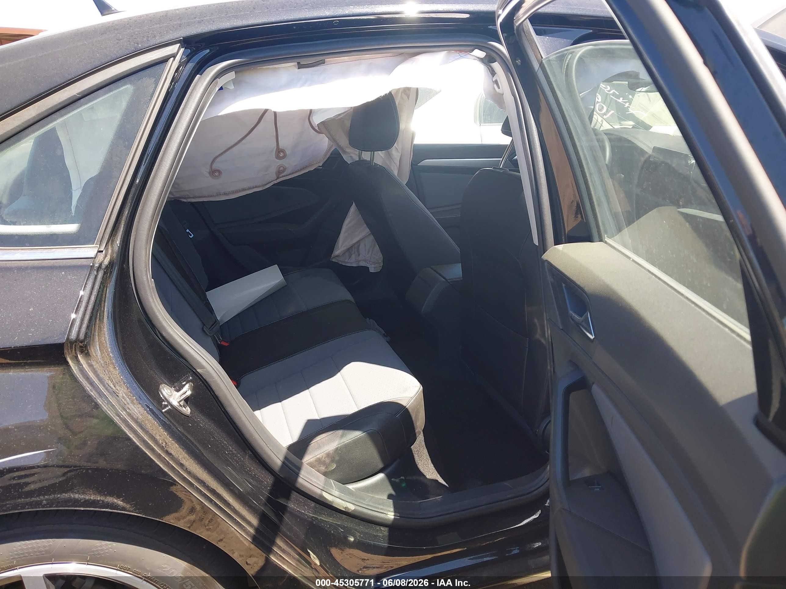 2025 Volkswagen Jetta 1.5t Se Black vin: 3VW7X7BU4SM100327