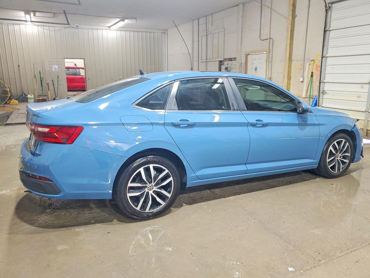 2025 Volkswagen Jetta Se Blue vin: 3VW7X7BU5SM066396
