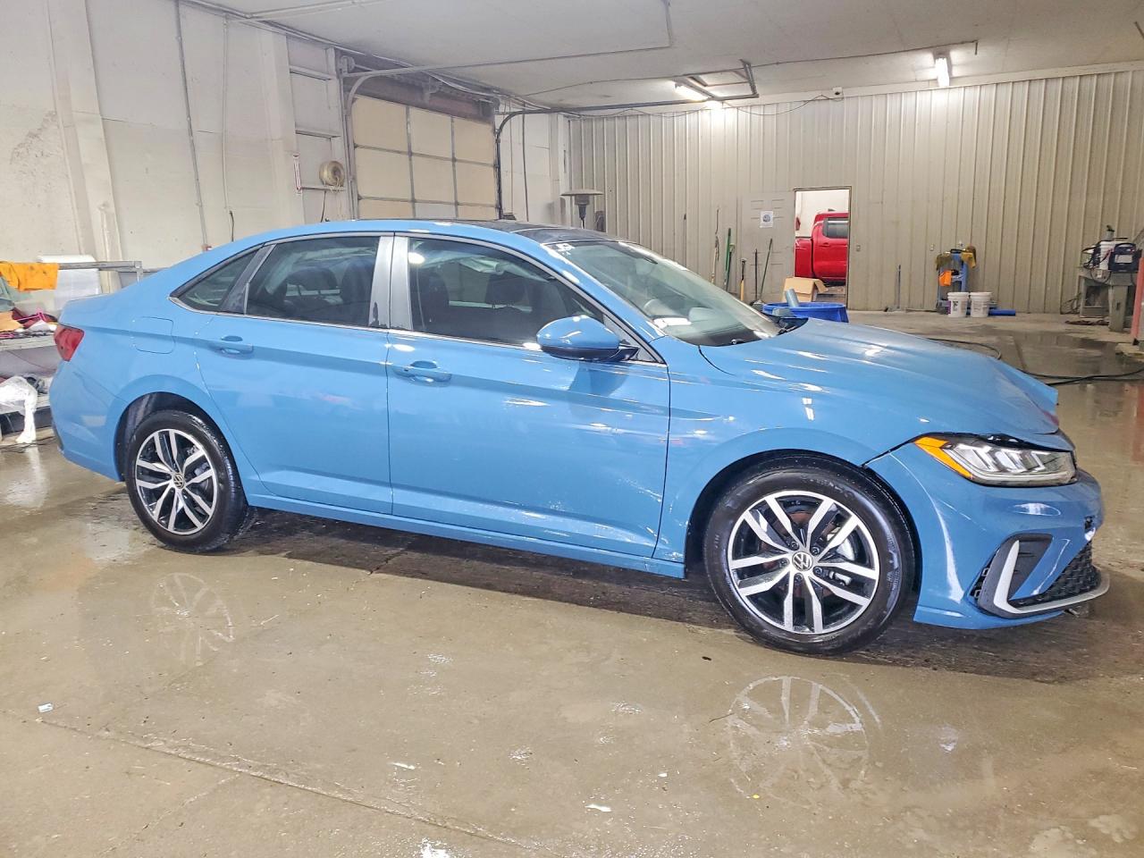 2025 Volkswagen Jetta Se Blue vin: 3VW7X7BU5SM066396