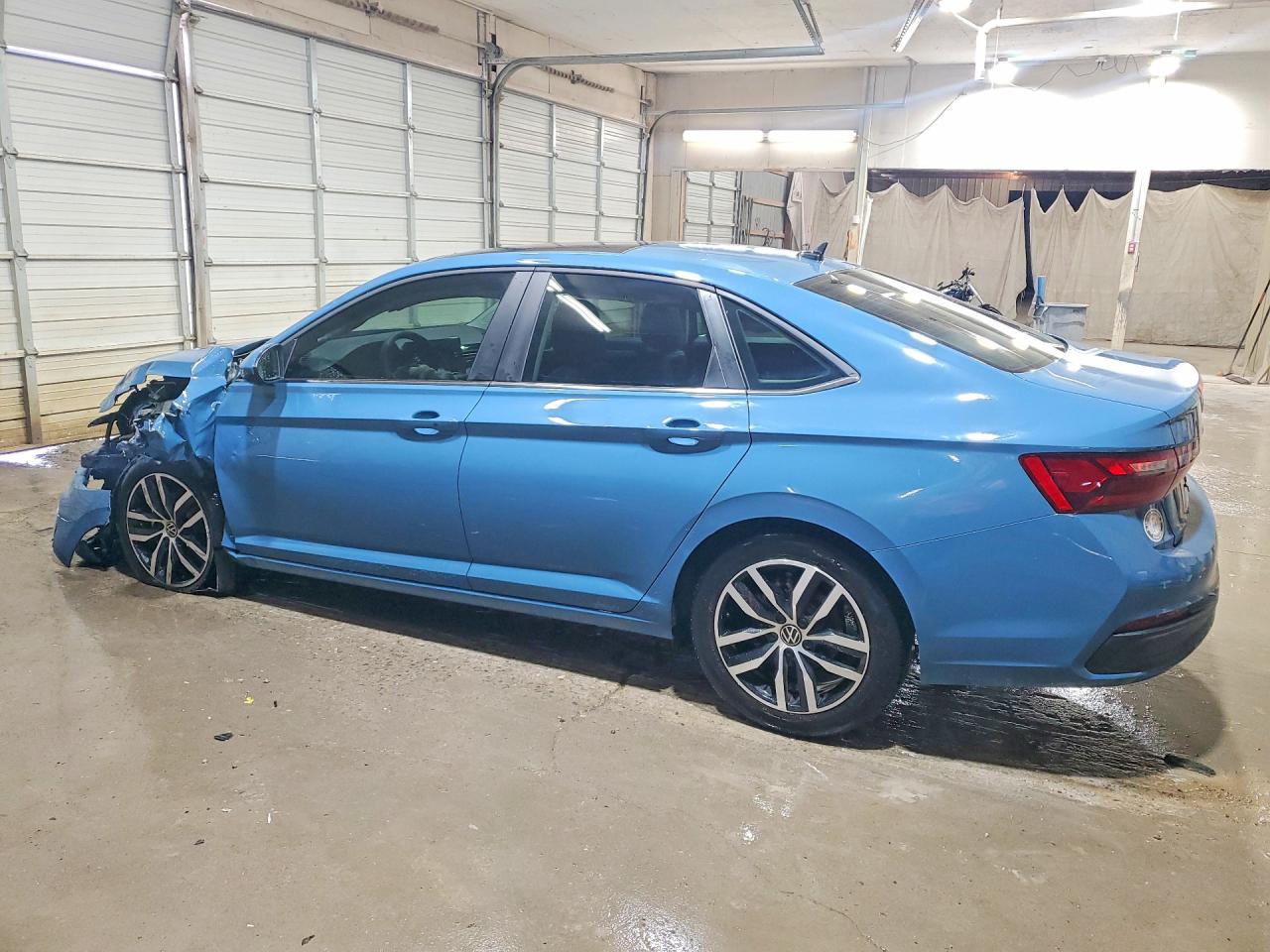 2025 Volkswagen Jetta Se Blue vin: 3VW7X7BU5SM066396
