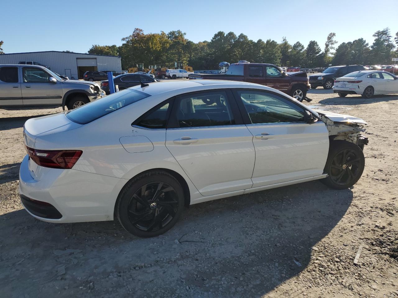 2025 Volkswagen Jetta Se Белый vin: 3VW7X7BU9SM013653