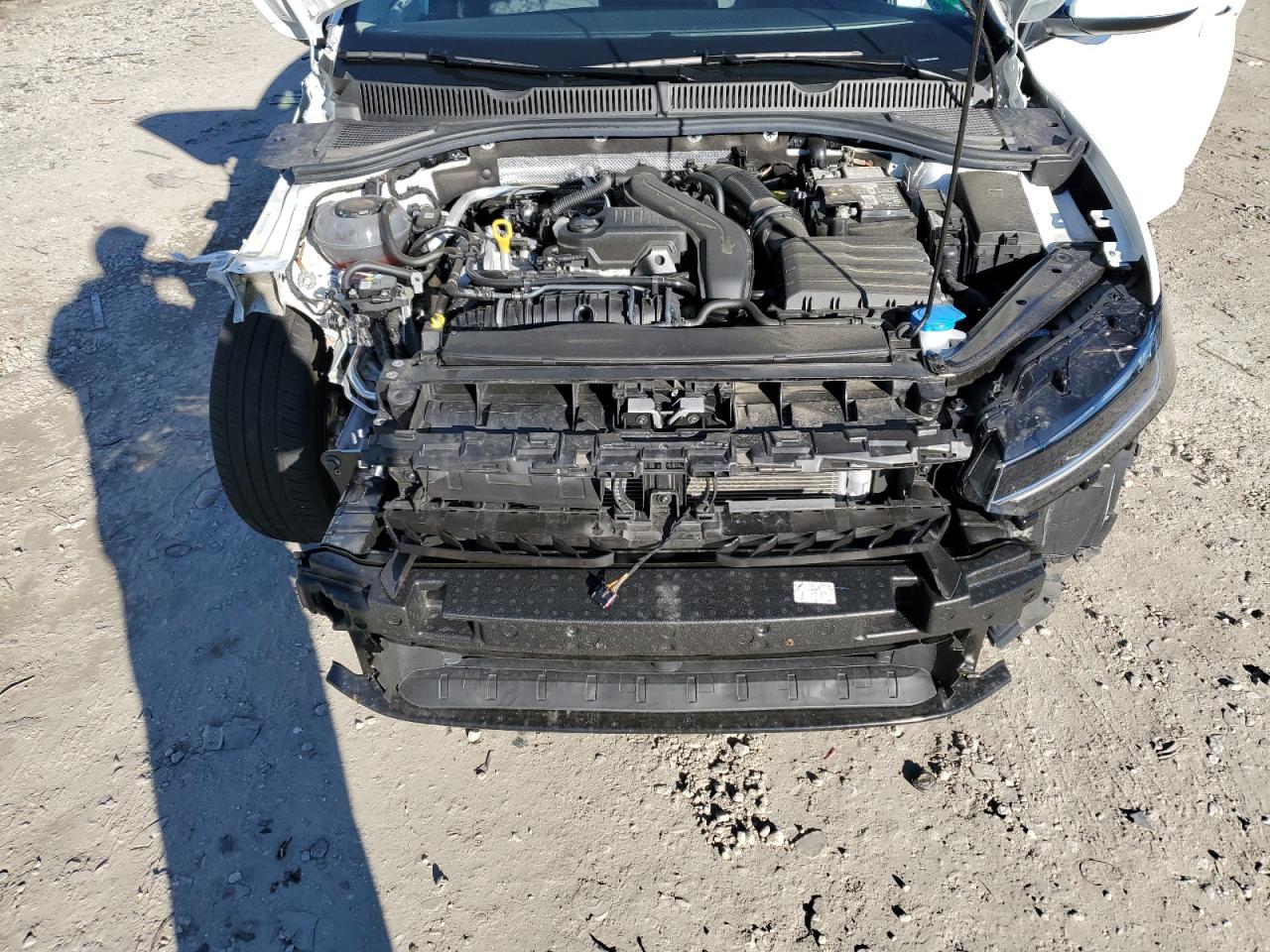 2025 Volkswagen Jetta Se Белый vin: 3VW7X7BU9SM013653