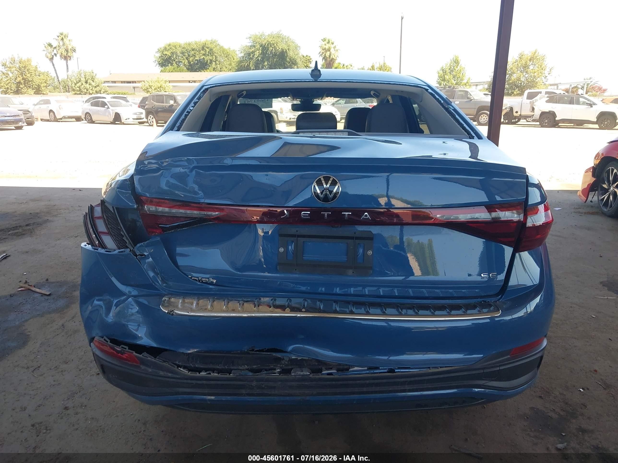 2025 Volkswagen Jetta 1.5t Se Синий vin: 3VW7X7BUXSM105161