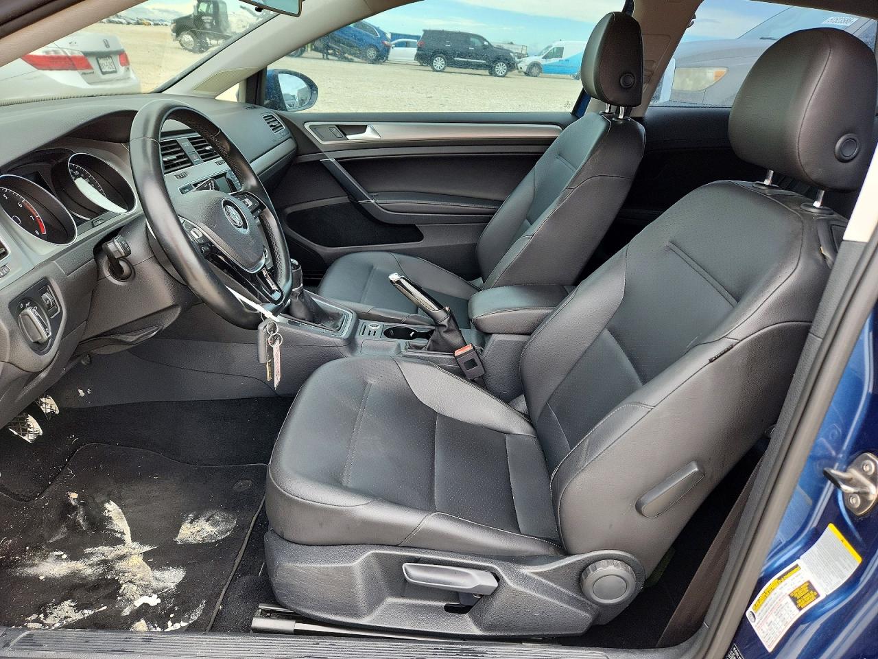 2015 Volkswagen Golf Blue vin: 3VW817AUXFM069775