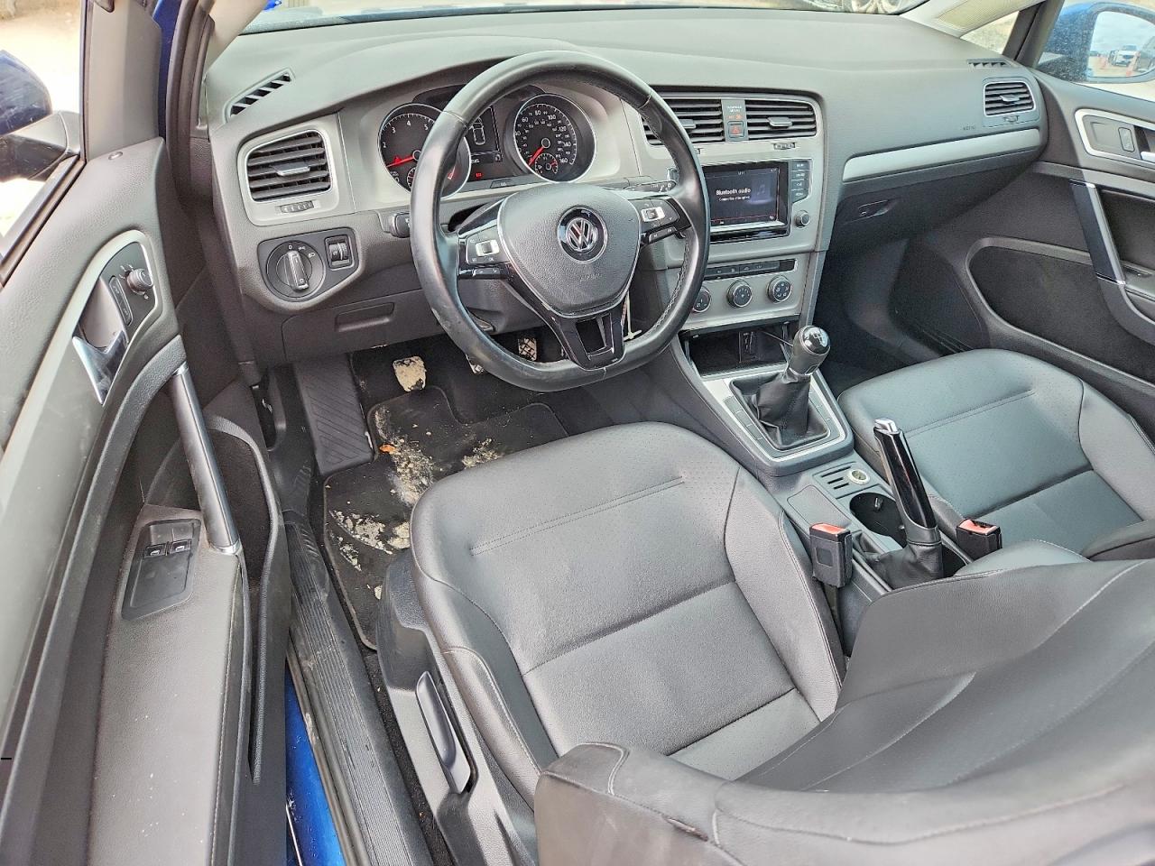 2015 Volkswagen Golf Blue vin: 3VW817AUXFM069775