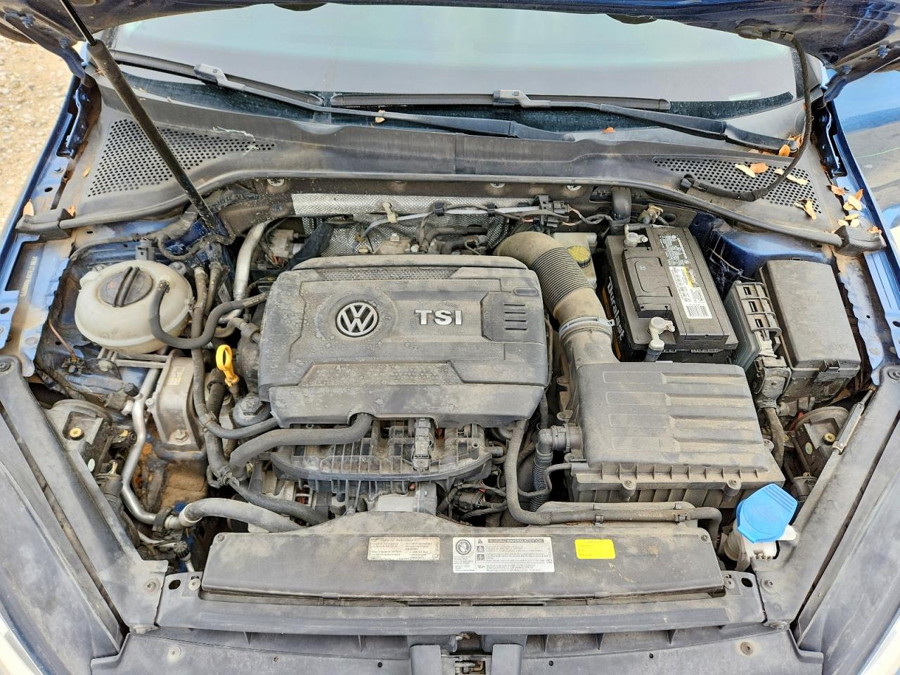 2015 Volkswagen Golf Blue vin: 3VW817AUXFM069775