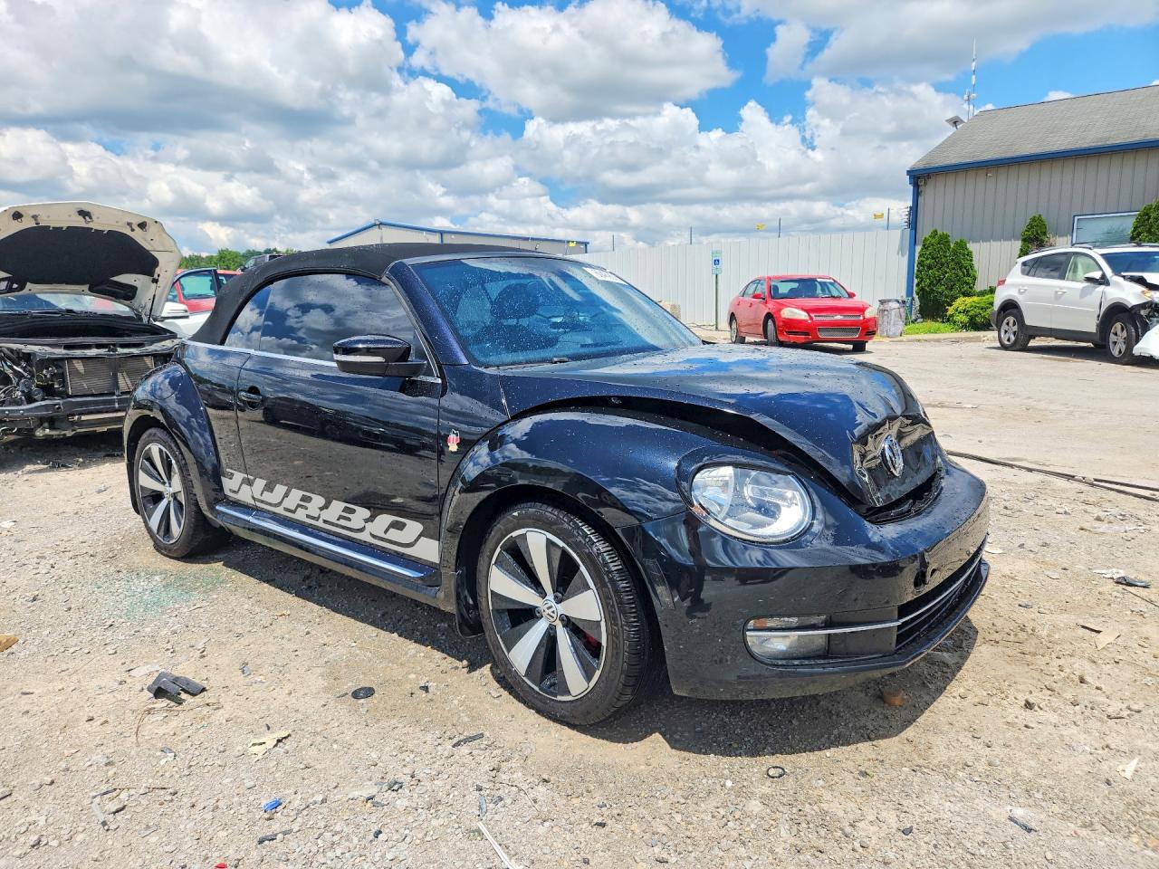 2013 Volkswagen Beetle Turbo Black vin: 3VW8A7AT8DM804886
