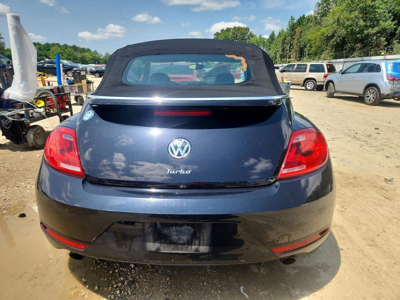 2013 Volkswagen Beetle Turbo Black vin: 3VW8T7AT6DM819607