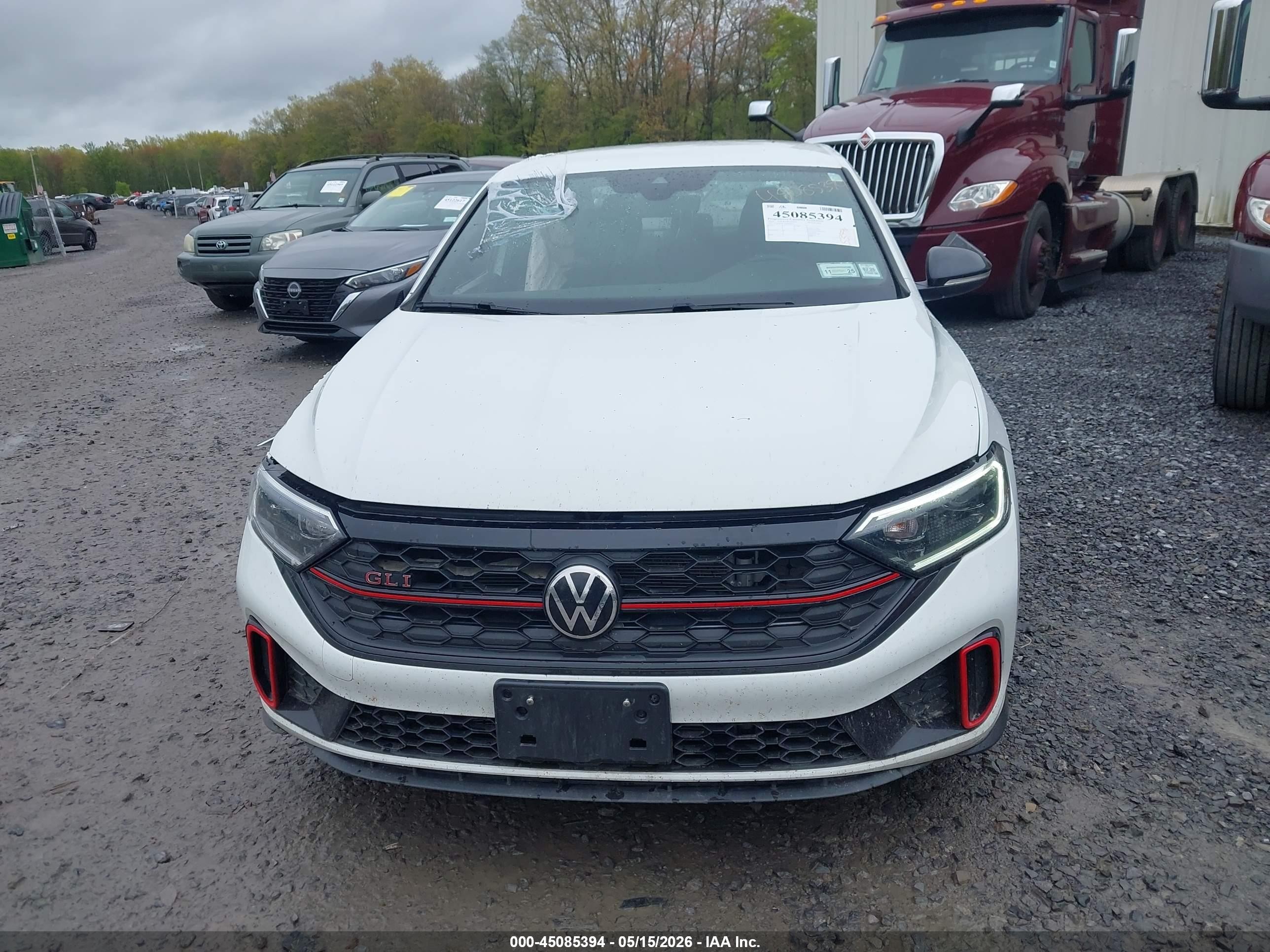 2024 Volkswagen Jetta Gli 40th Anniversary Edition White vin: 3VW9T7BU3RM029314