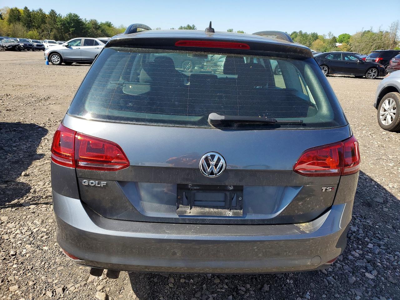 2017 Volkswagen Golf Sportwagen S Серый vin: 3VWA17AU8HM501400