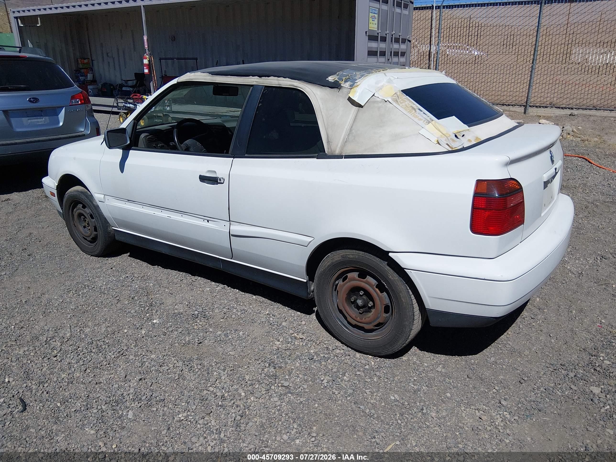 1997 Volkswagen Cabrio   Белый vin: 3VWAA81E9VM806625