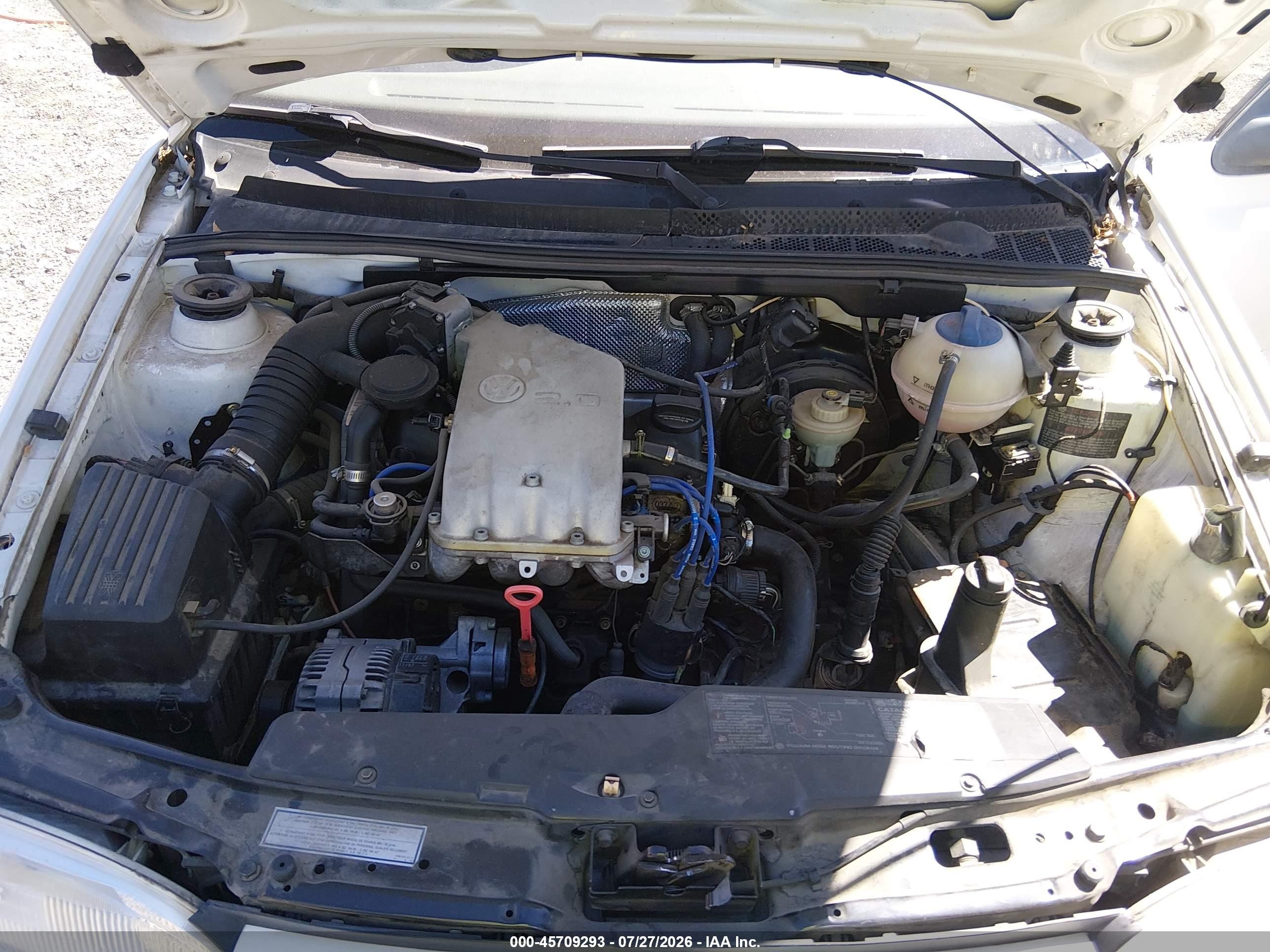 1997 Volkswagen Cabrio   Белый vin: 3VWAA81E9VM806625