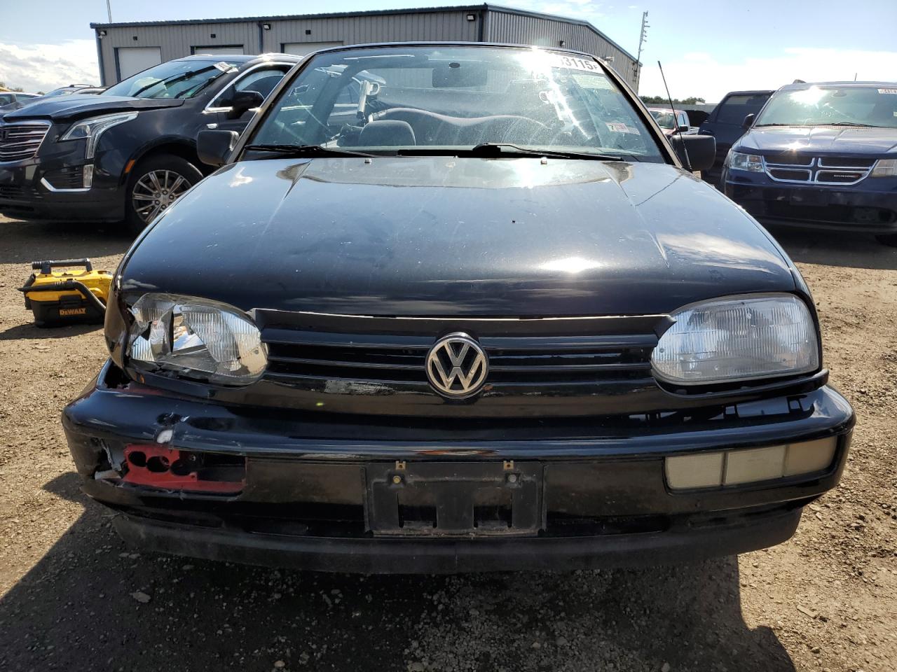 1997 Volkswagen Cabrio Черный vin: 3VWAA81E9VM810092