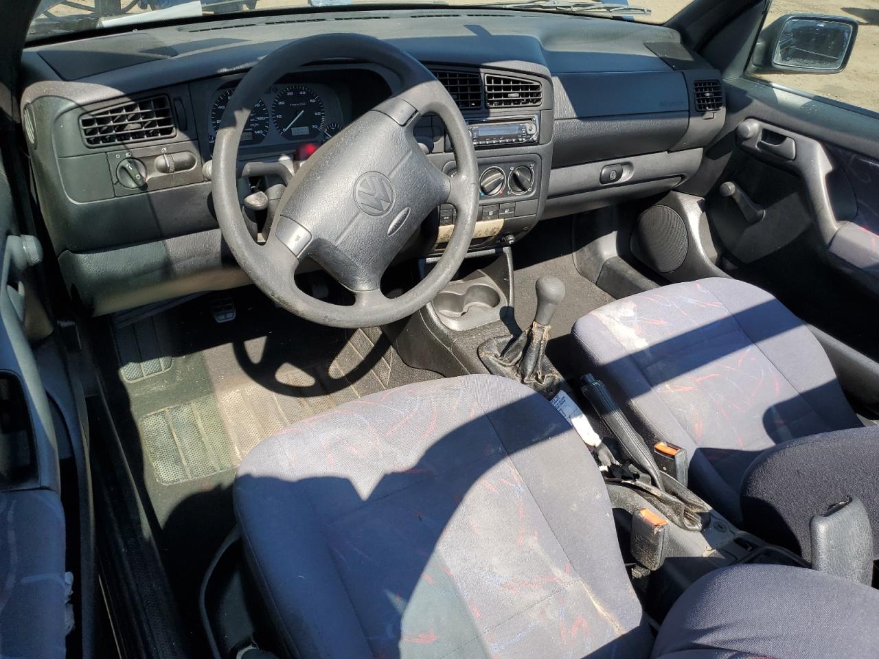 1997 Volkswagen Cabrio Черный vin: 3VWAA81E9VM810092