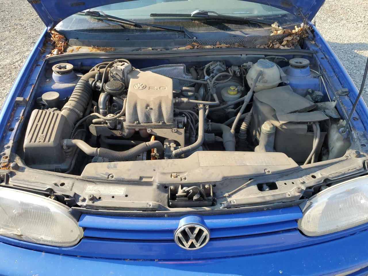 1998 Volkswagen Cabrio Blue vin: 3VWAB81E7WM808176
