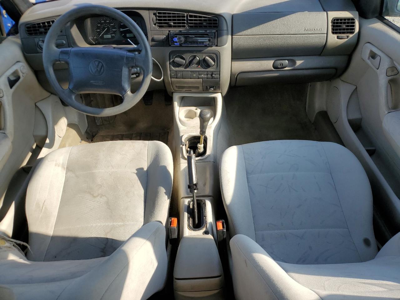 1998 Volkswagen Cabrio Blue vin: 3VWAB81E7WM808176