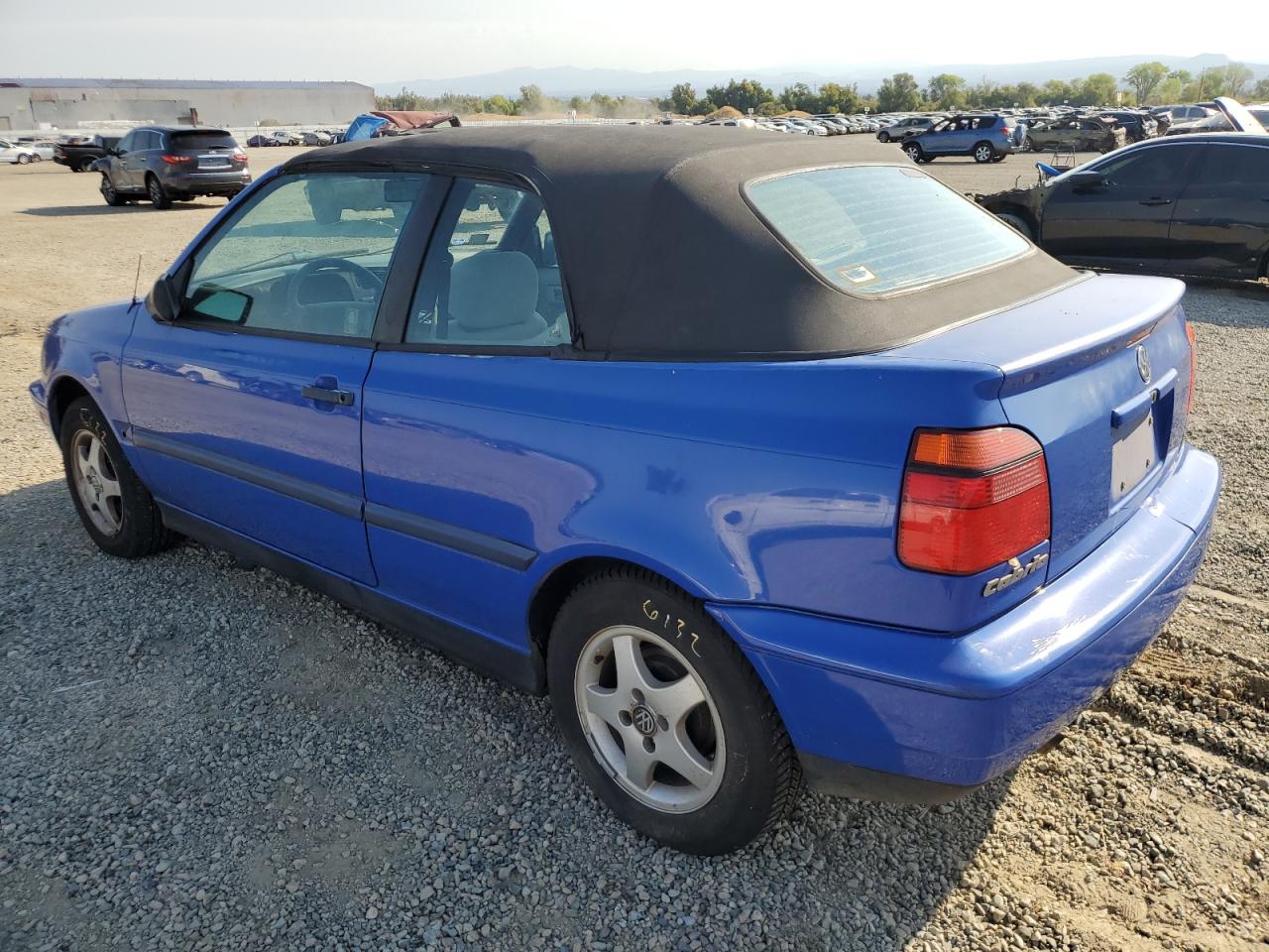 1998 Volkswagen Cabrio Blue vin: 3VWAB81E7WM808176