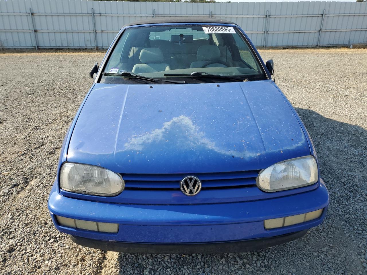 1998 Volkswagen Cabrio Blue vin: 3VWAB81E7WM808176
