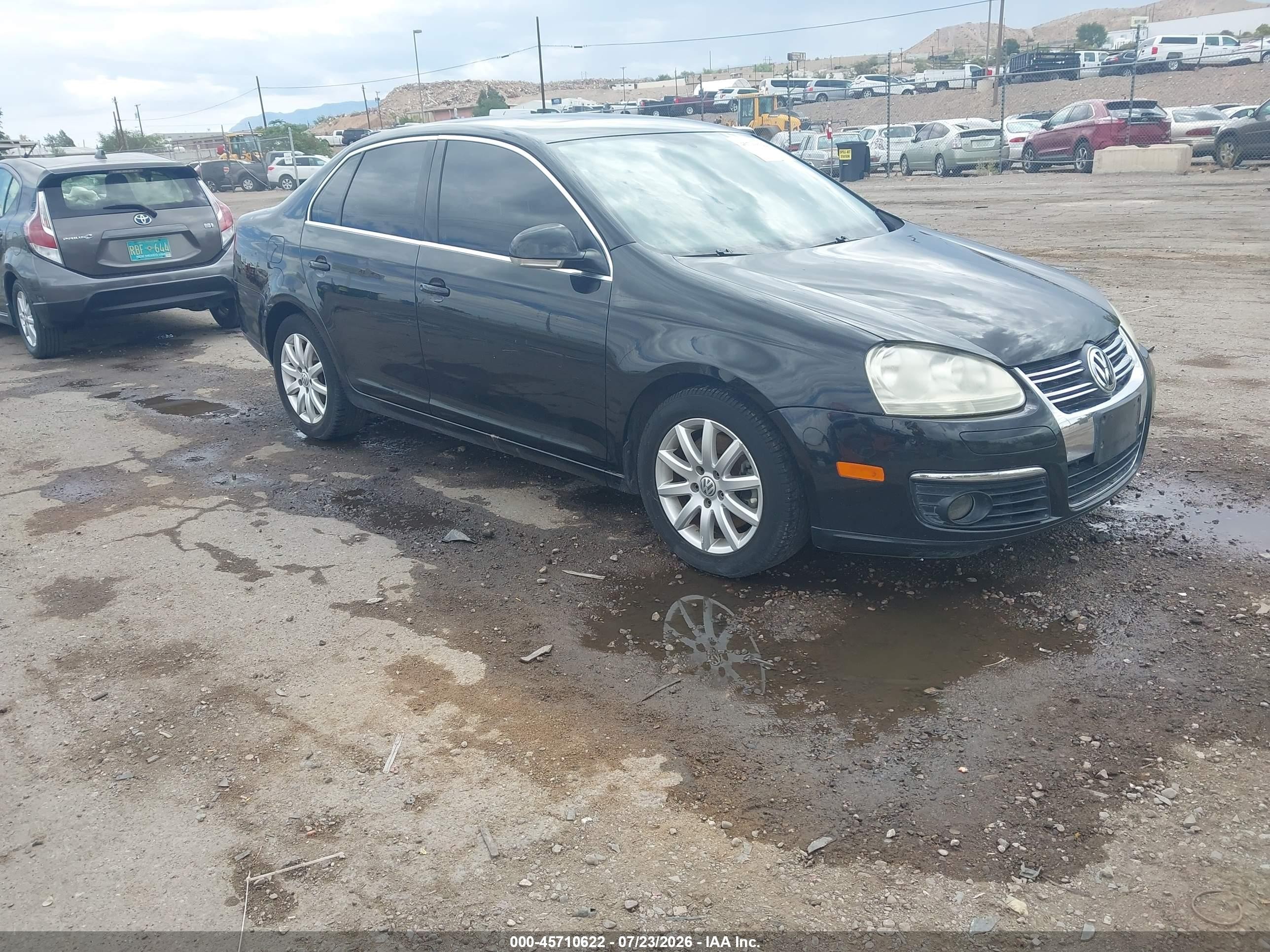 2006 Volkswagen Jetta 2.0t Black vin: 3VWAJ71K66M655342
