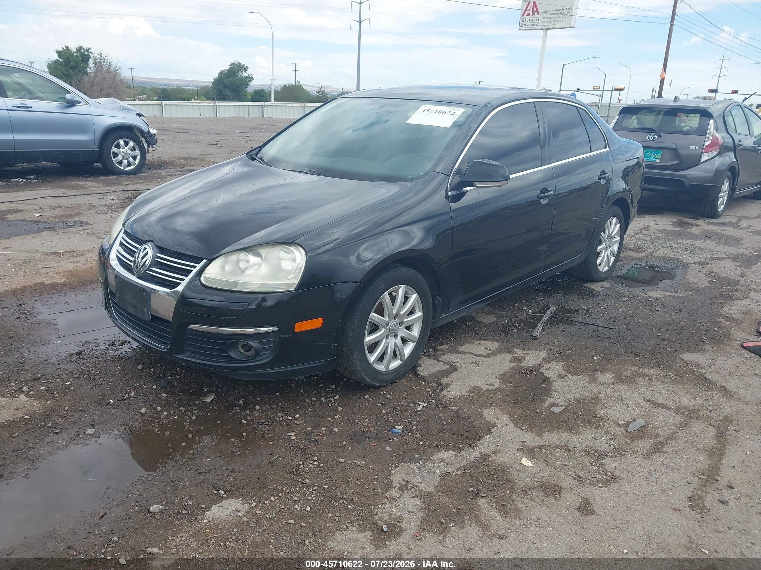 2006 Volkswagen Jetta 2.0t Black vin: 3VWAJ71K66M655342