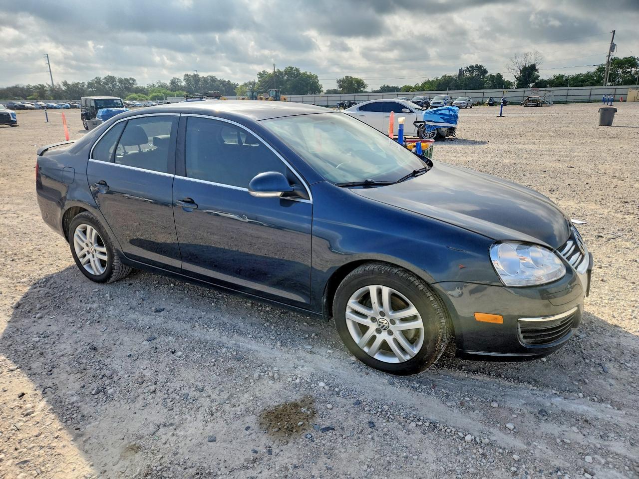 2009 Volkswagen Jetta Tdi Blue vin: 3VWAL71K69M160945