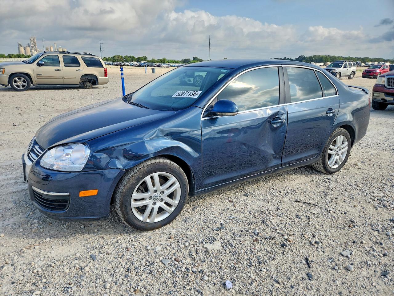2009 Volkswagen Jetta Tdi Blue vin: 3VWAL71K69M160945