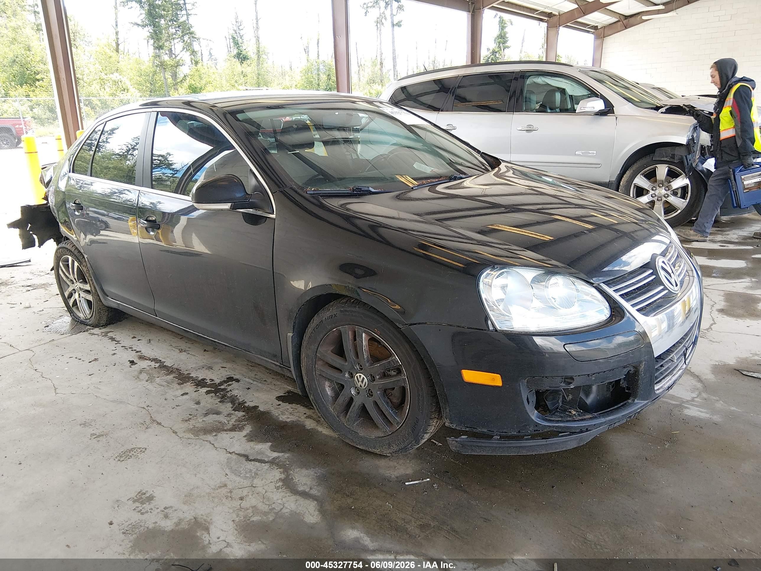 2009 Volkswagen Jetta Tdi Black vin: 3VWAL71K79M008494