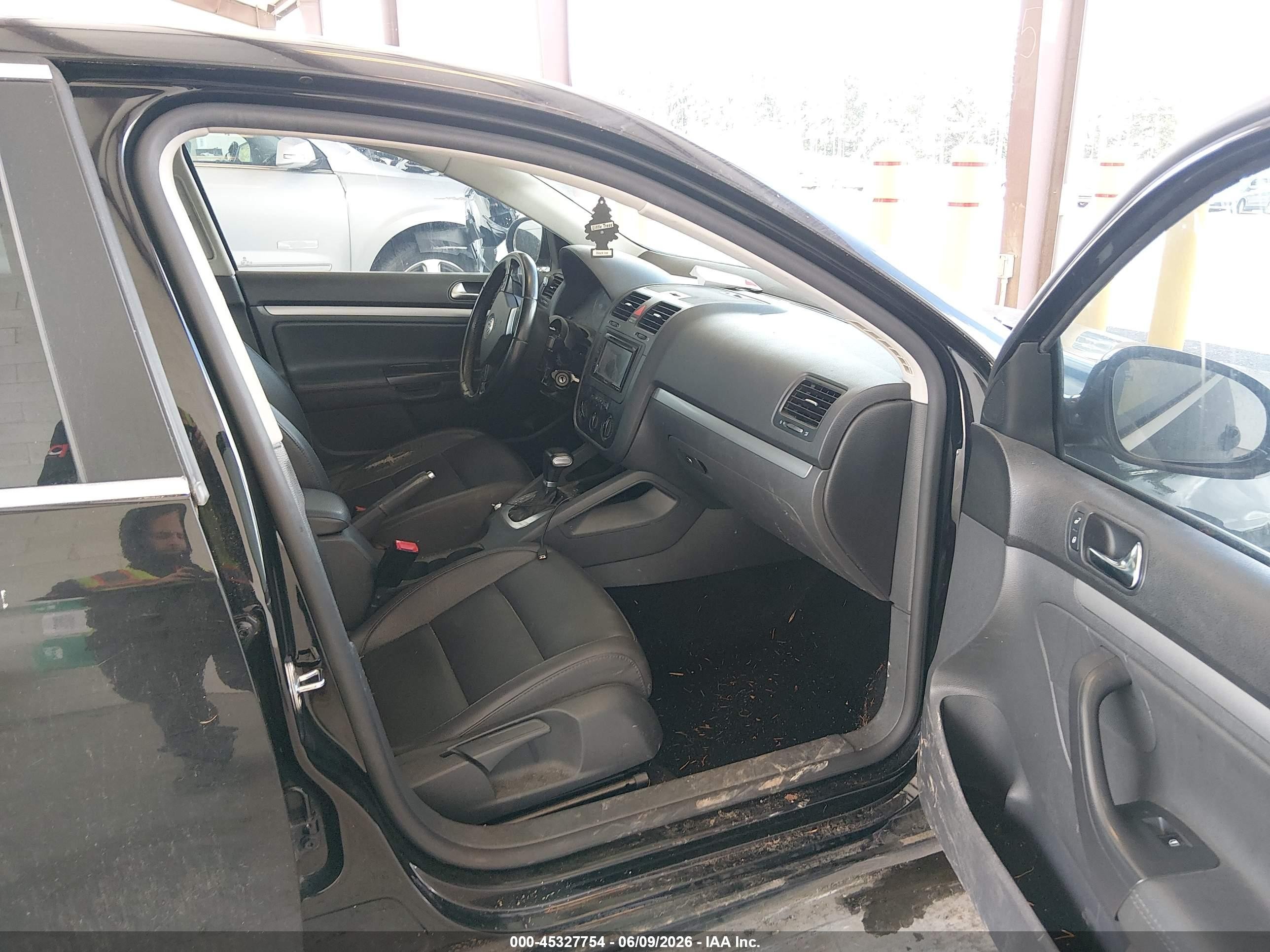 2009 Volkswagen Jetta Tdi Black vin: 3VWAL71K79M008494