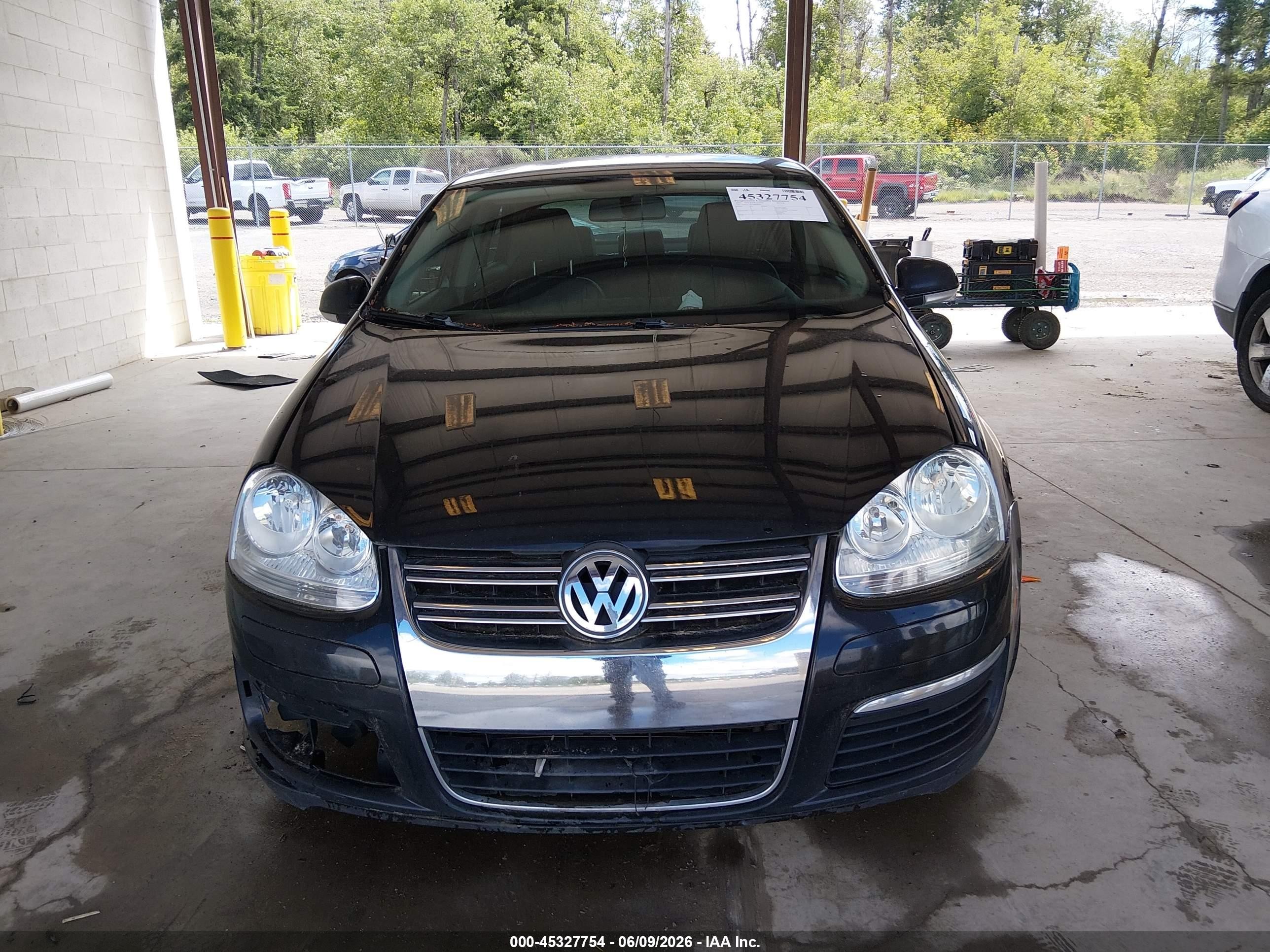 2009 Volkswagen Jetta Tdi Black vin: 3VWAL71K79M008494