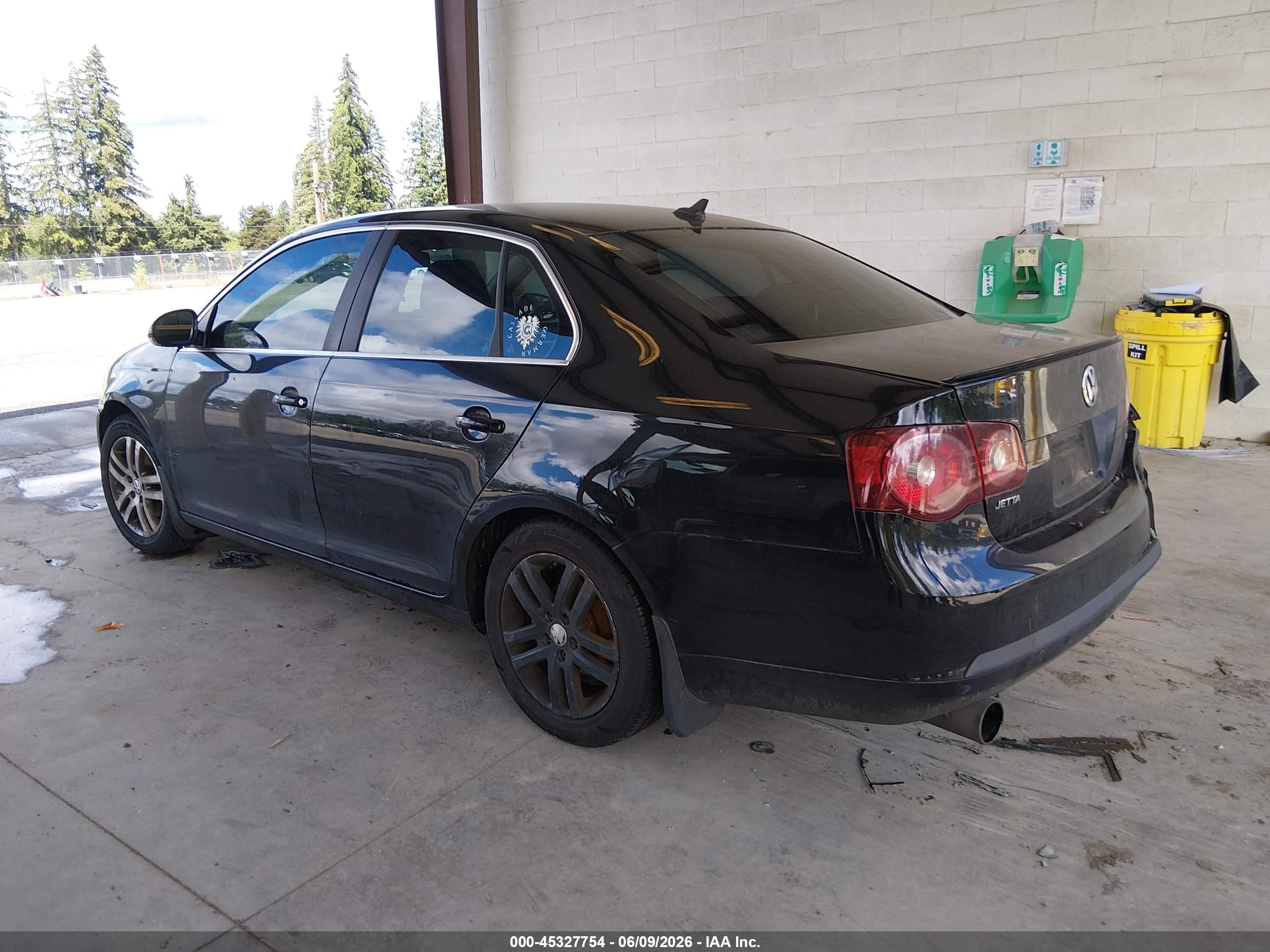 2009 Volkswagen Jetta Tdi Black vin: 3VWAL71K79M008494