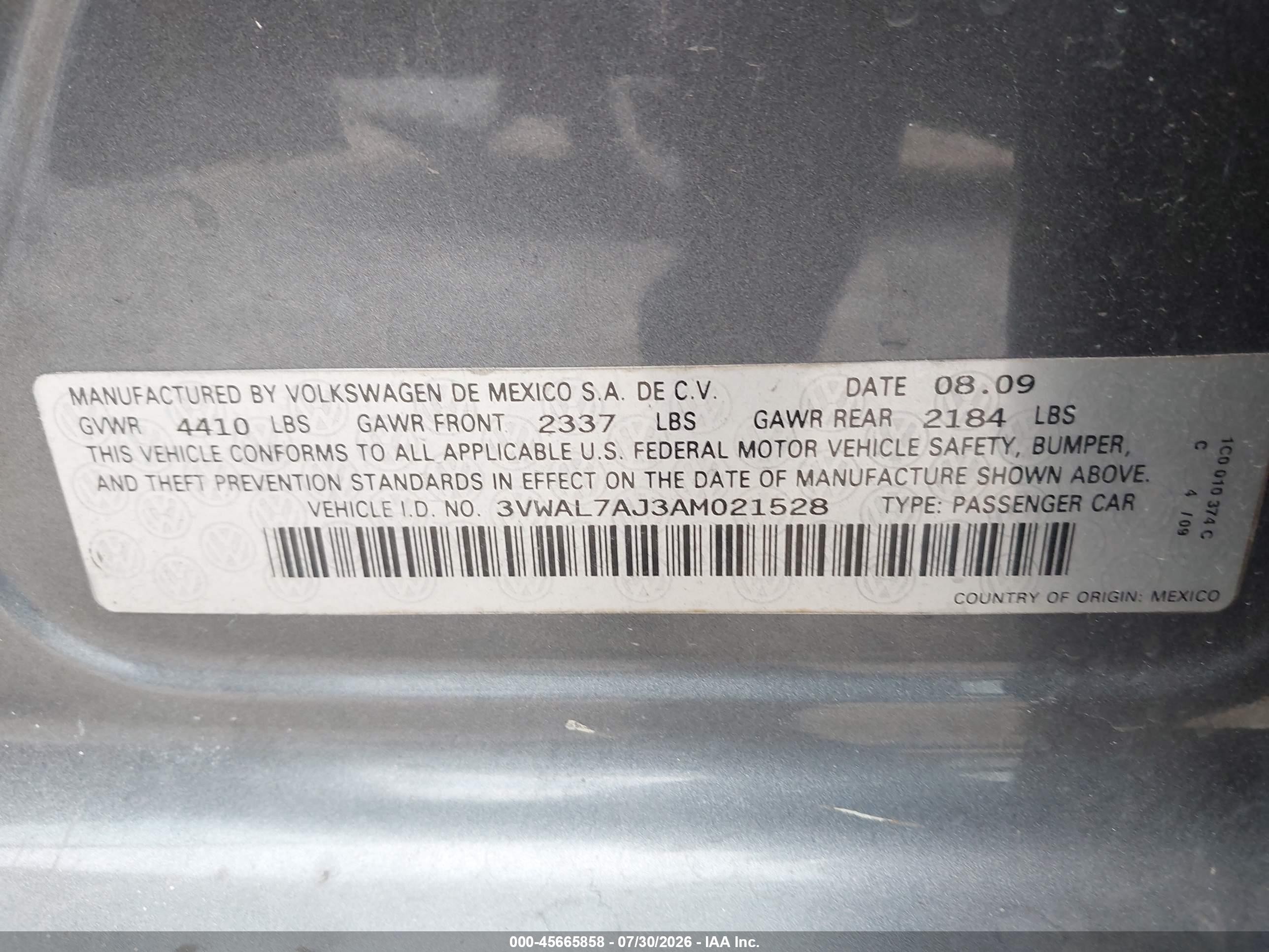 2010 Volkswagen Jetta Tdi Gray vin: 3VWAL7AJ3AM021528