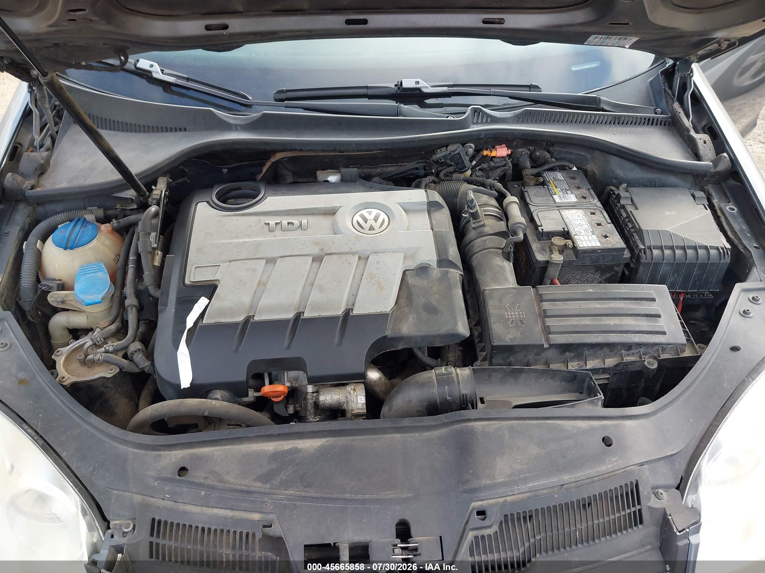 2010 Volkswagen Jetta Tdi Gray vin: 3VWAL7AJ3AM021528