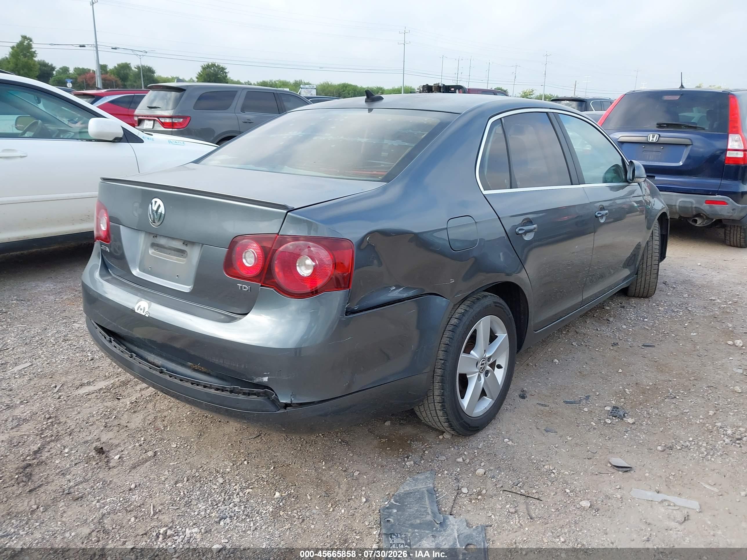 2010 Volkswagen Jetta Tdi Gray vin: 3VWAL7AJ3AM021528