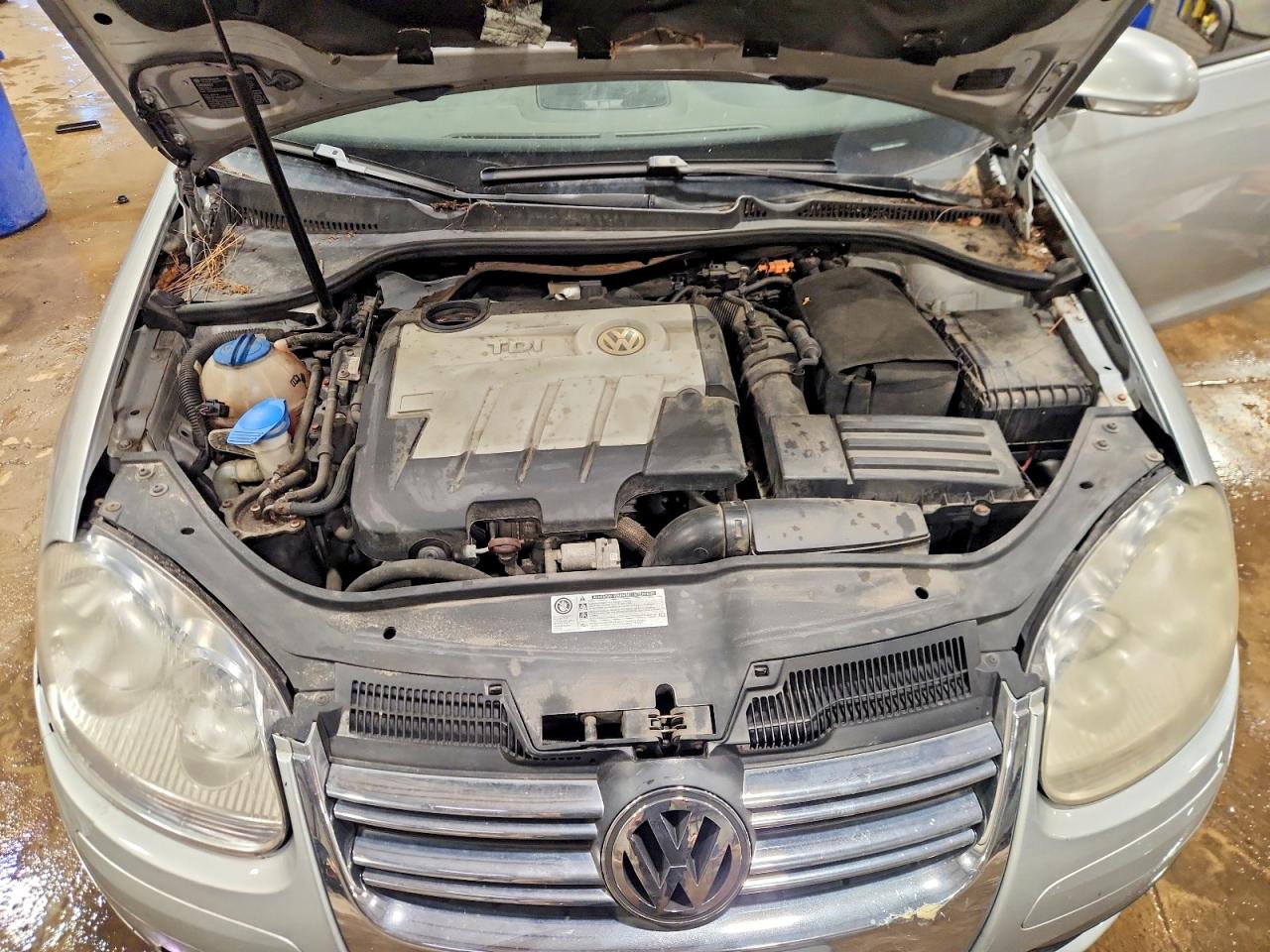 2009 Volkswagen Jetta Tdi Silver vin: 3VWAL81K49M141641