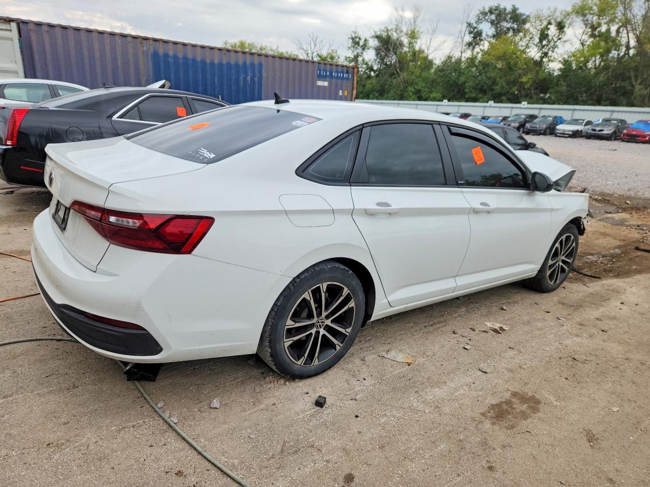 2024 Volkswagen Jetta Sport White vin: 3VWAM7BU5RM017319