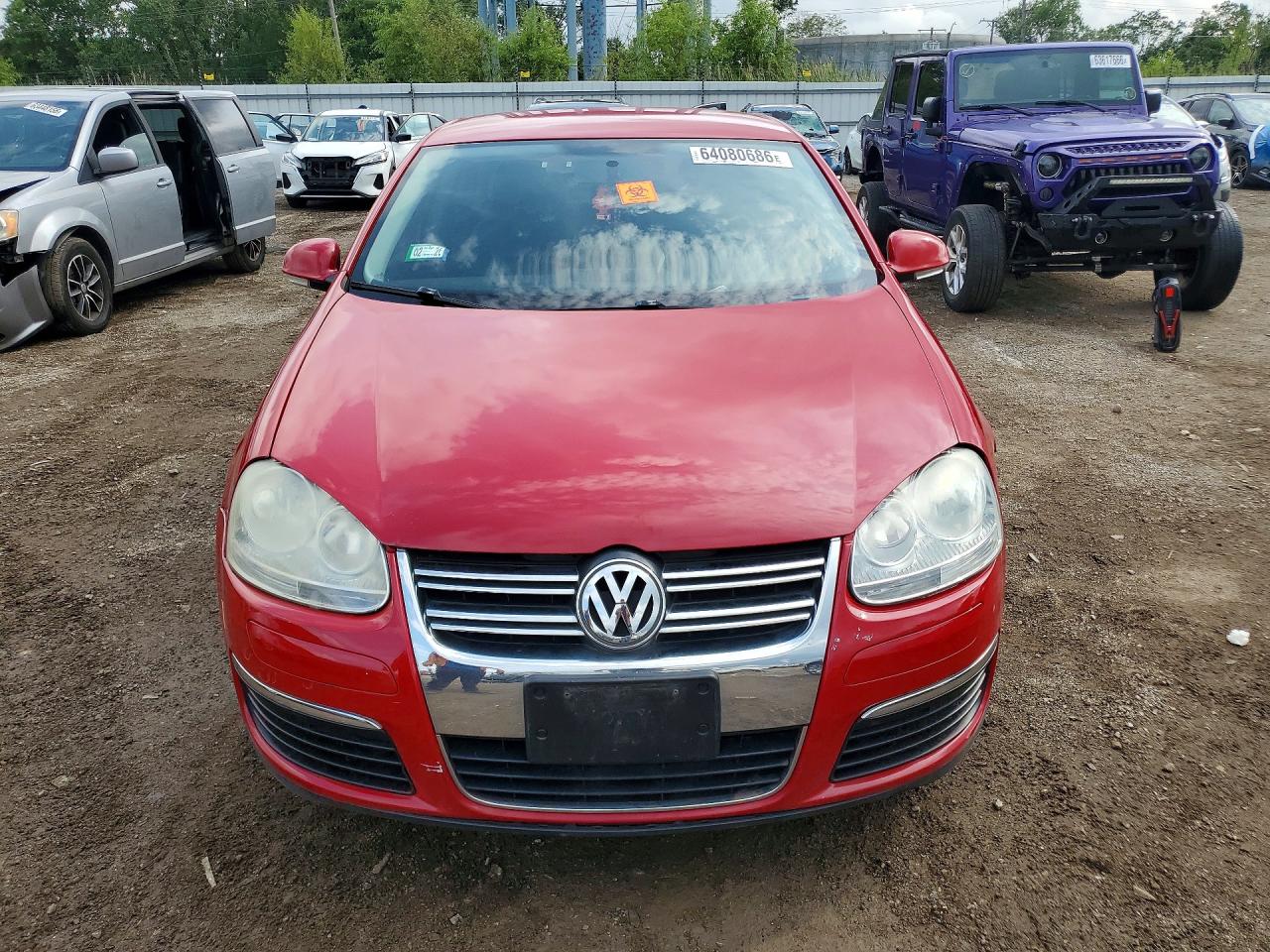 2010 Volkswagen Jetta Limited Красный vin: 3VWAX7AJ5AM117178