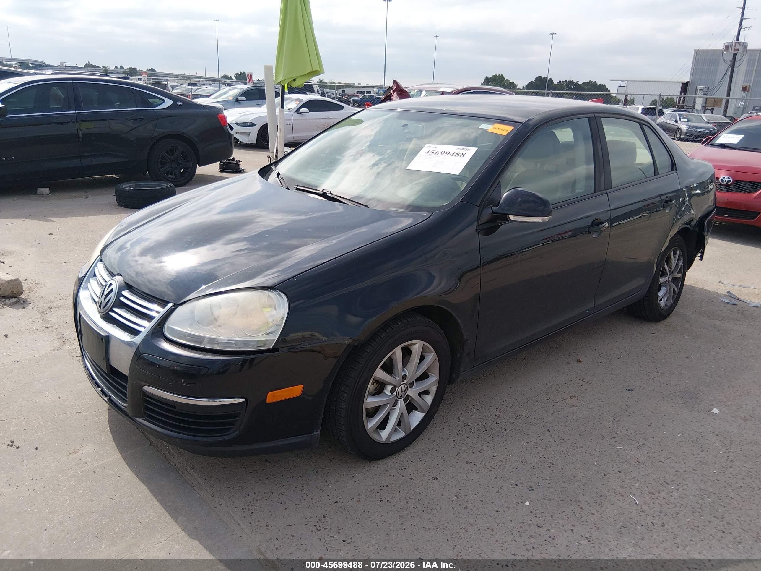 2010 Volkswagen Jetta Limited Edition Black vin: 3VWAX7AJ6AM104889