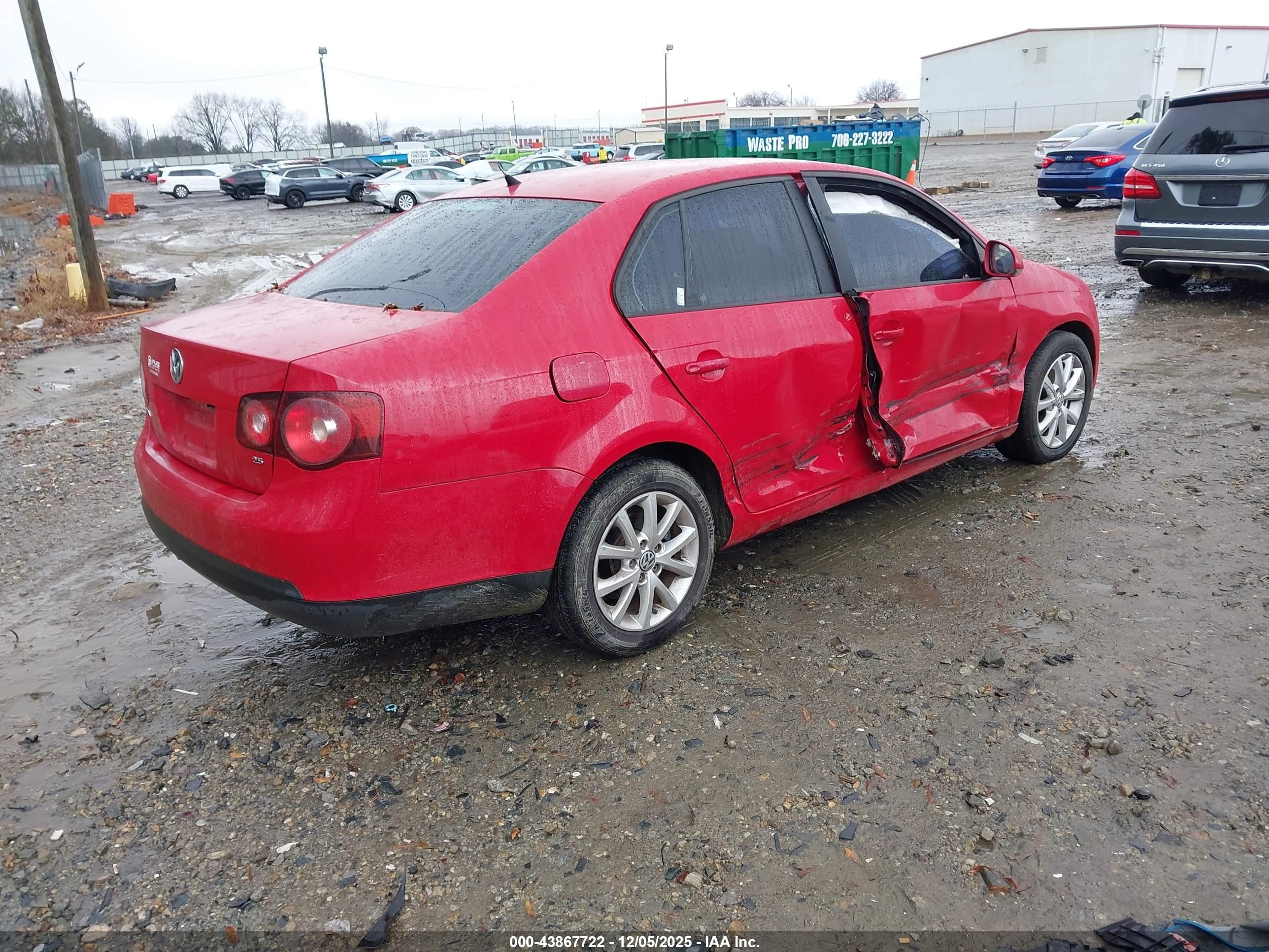 2010 Volkswagen Jetta Limited Edition Red vin: 3VWAX7AJ7AM164647