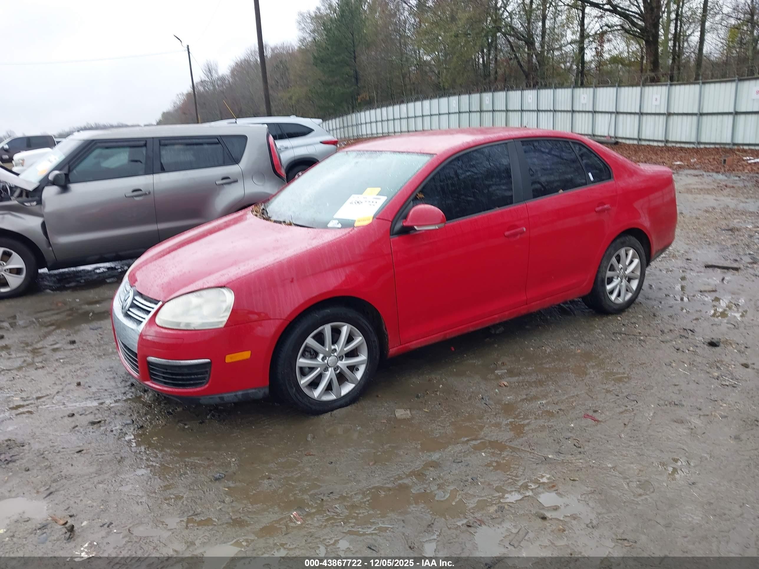 2010 Volkswagen Jetta Limited Edition Red vin: 3VWAX7AJ7AM164647