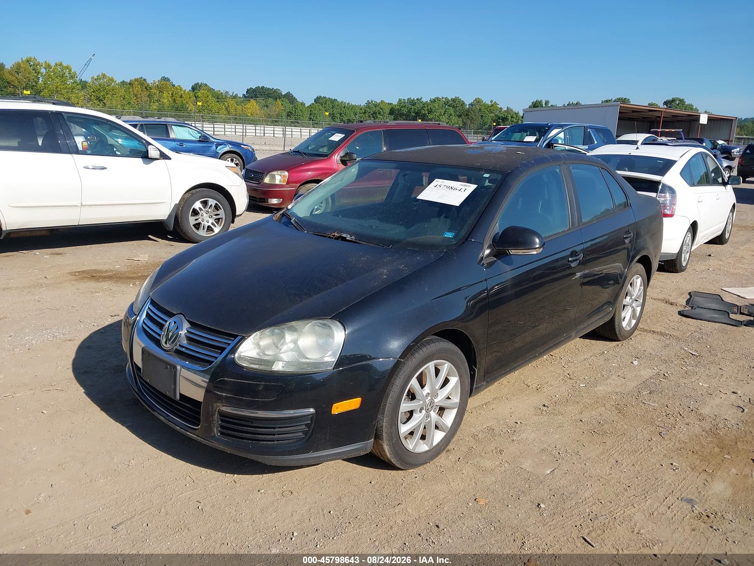 2010 Volkswagen Jetta Limited Edition Black vin: 3VWAX7AJ9AM072665