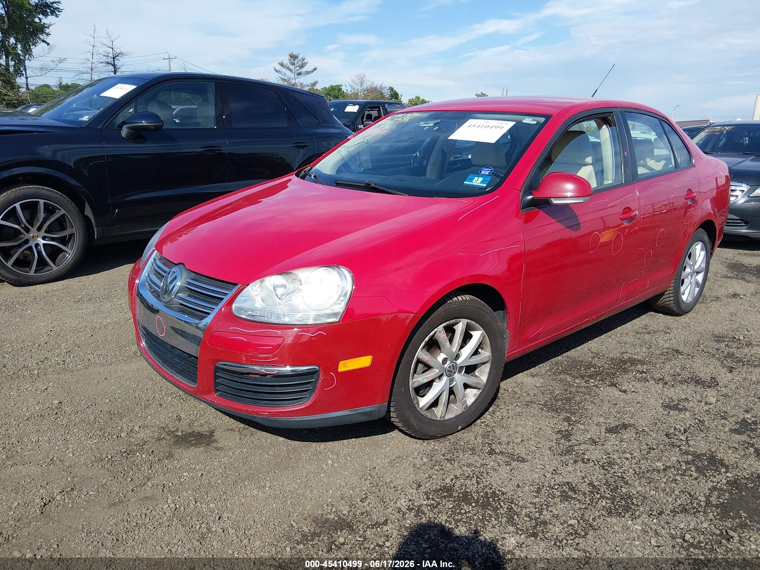 2010 Volkswagen Jetta Limited Edition Red vin: 3VWAX7AJ9AM123369