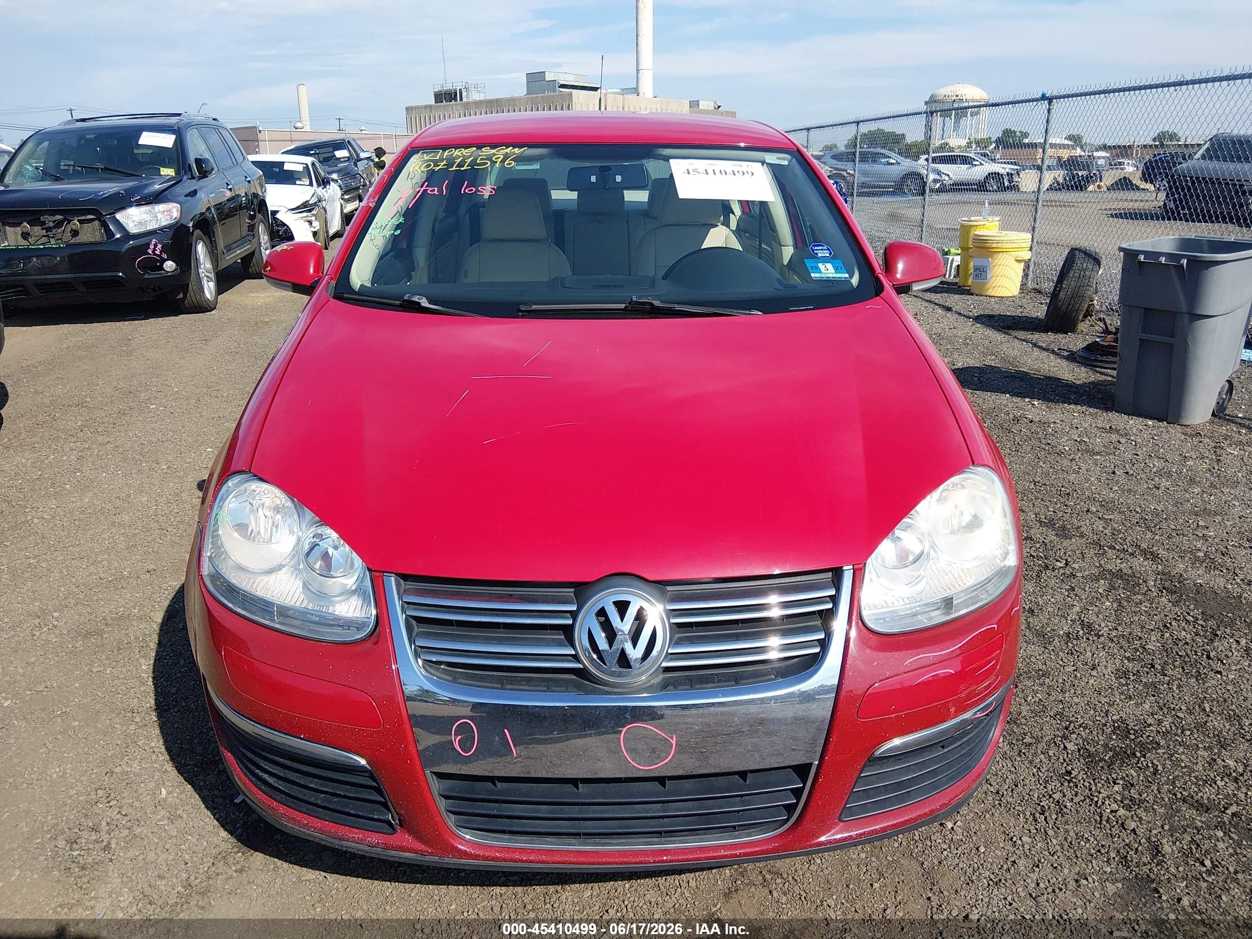 2010 Volkswagen Jetta Limited Edition Red vin: 3VWAX7AJ9AM123369