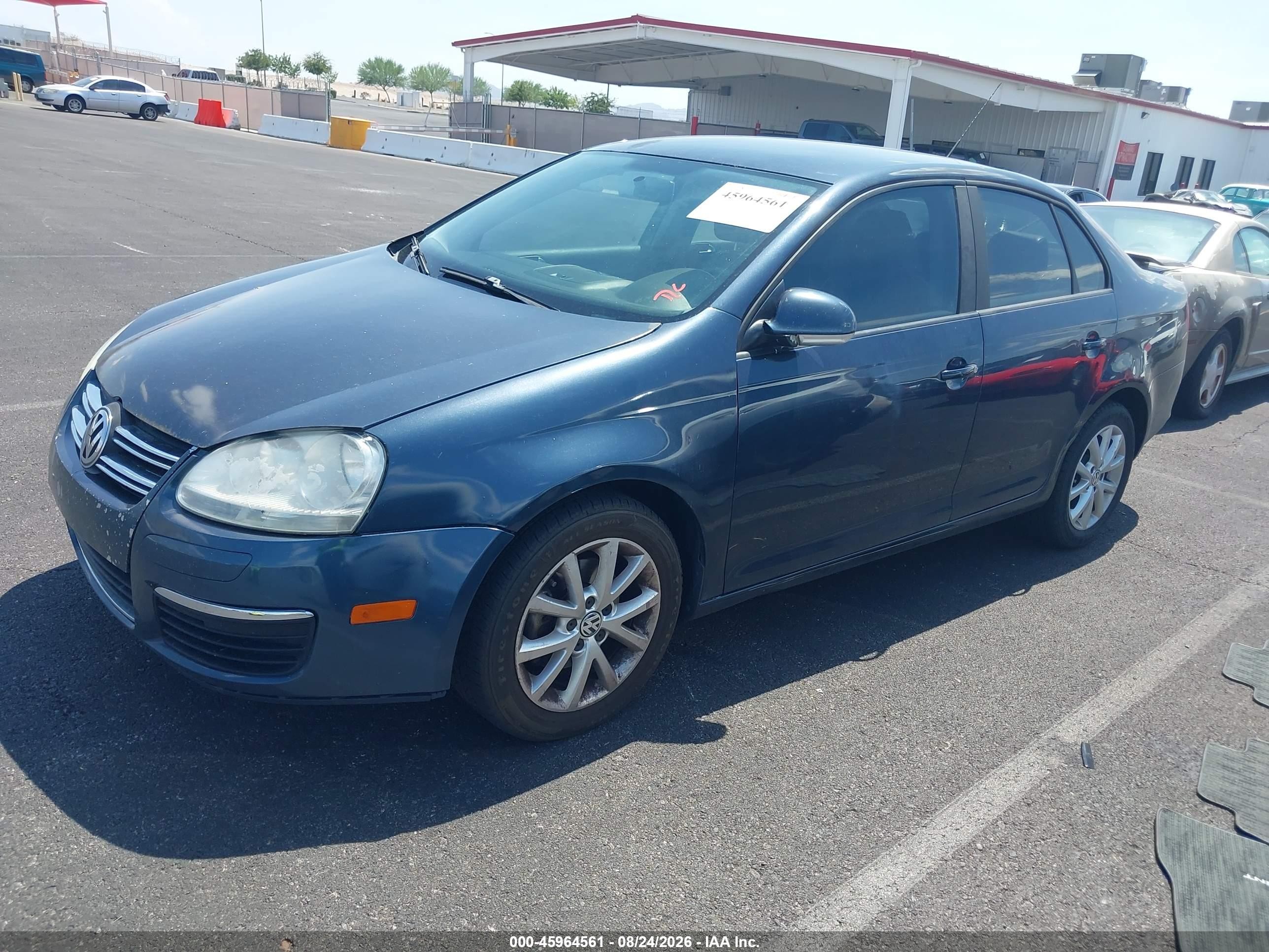 2010 Volkswagen Jetta Limited Edition Blue vin: 3VWAZ7AJ0AM135856