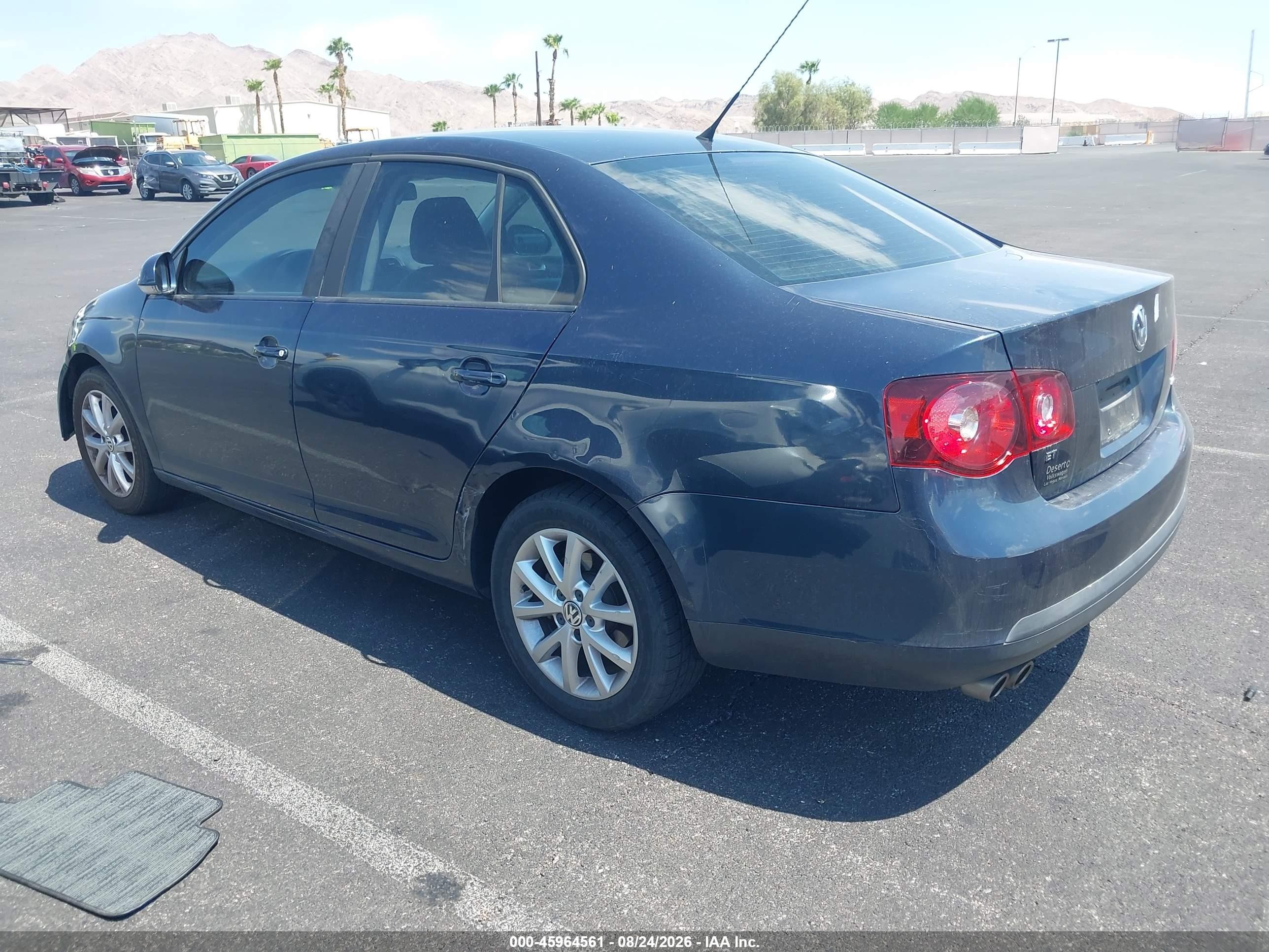 2010 Volkswagen Jetta Limited Edition Blue vin: 3VWAZ7AJ0AM135856