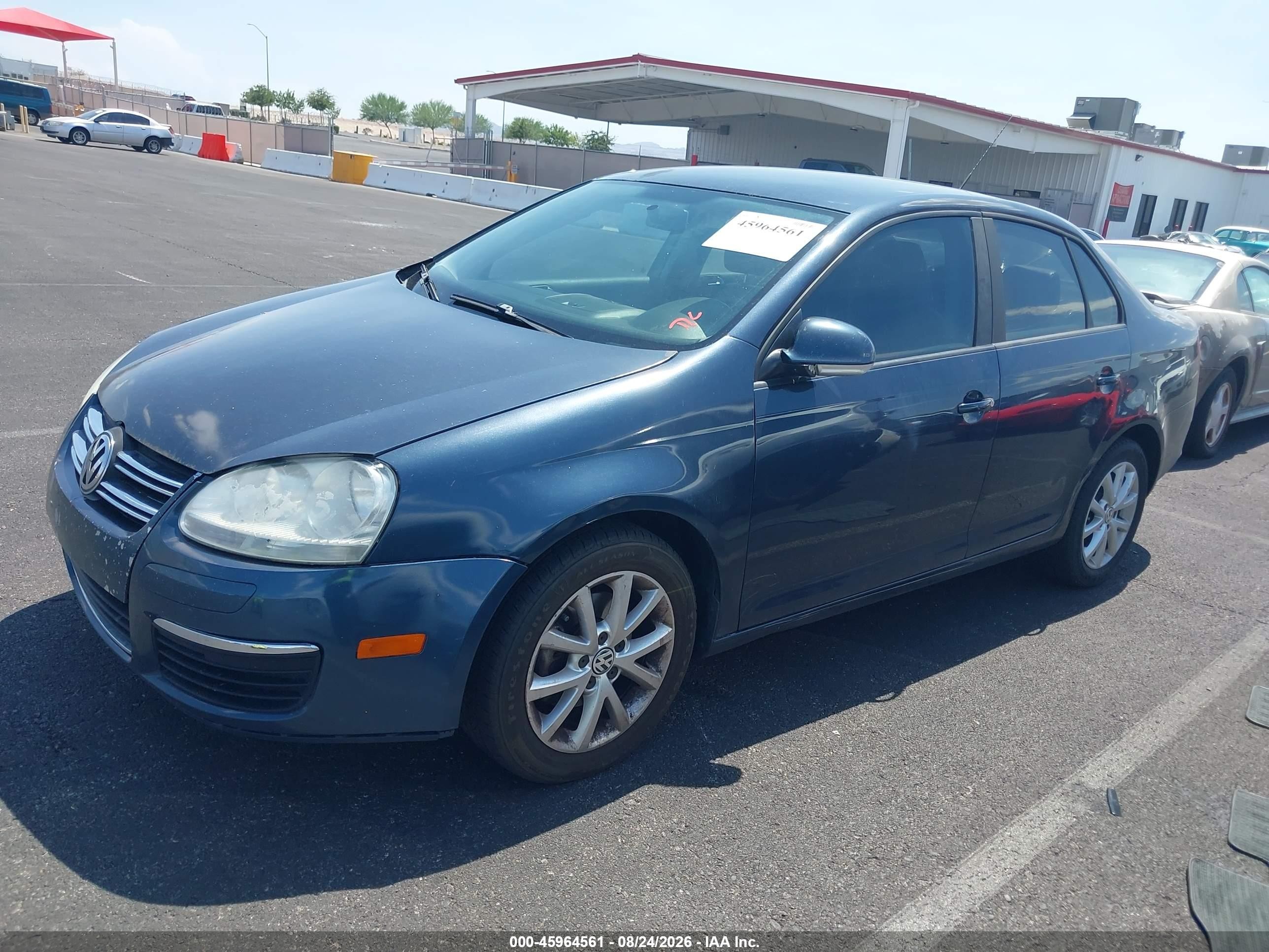 2010 Volkswagen Jetta Limited Edition Blue vin: 3VWAZ7AJ0AM135856