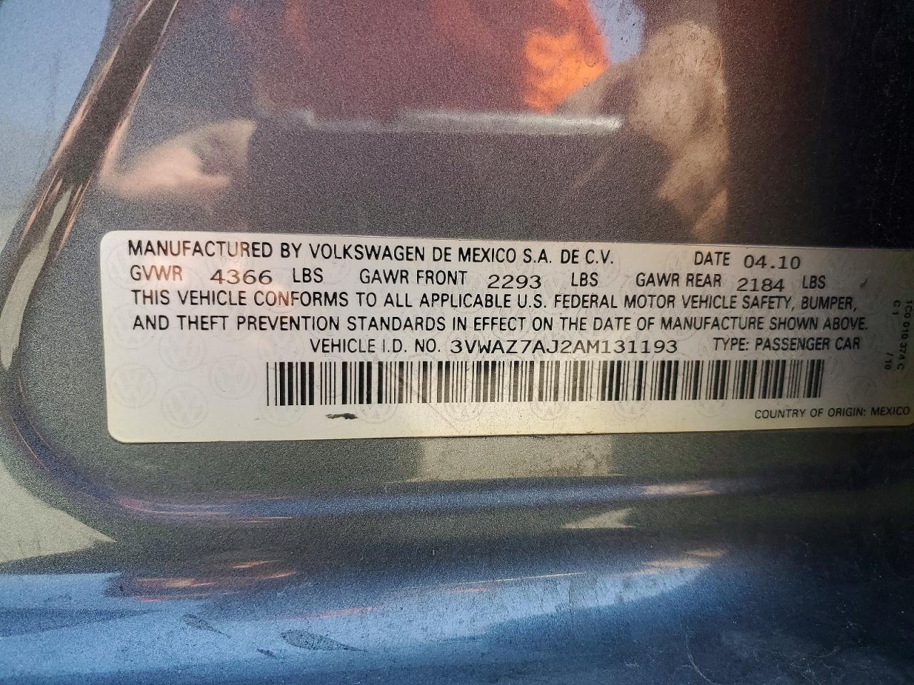 2010 Volkswagen Jetta Limited Gray vin: 3VWAZ7AJ2AM131193