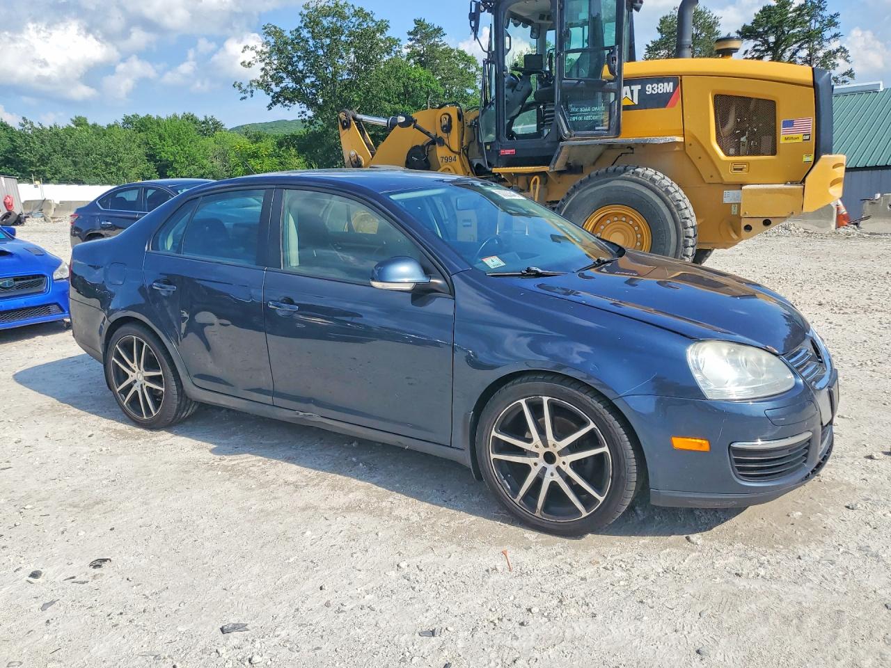 2010 Volkswagen Jetta Limited Blue vin: 3VWAZ7AJ5AM094723
