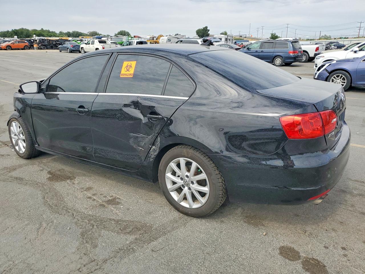 2014 Volkswagen Jetta Se Black vin: 3VWB07AJ0EM415863